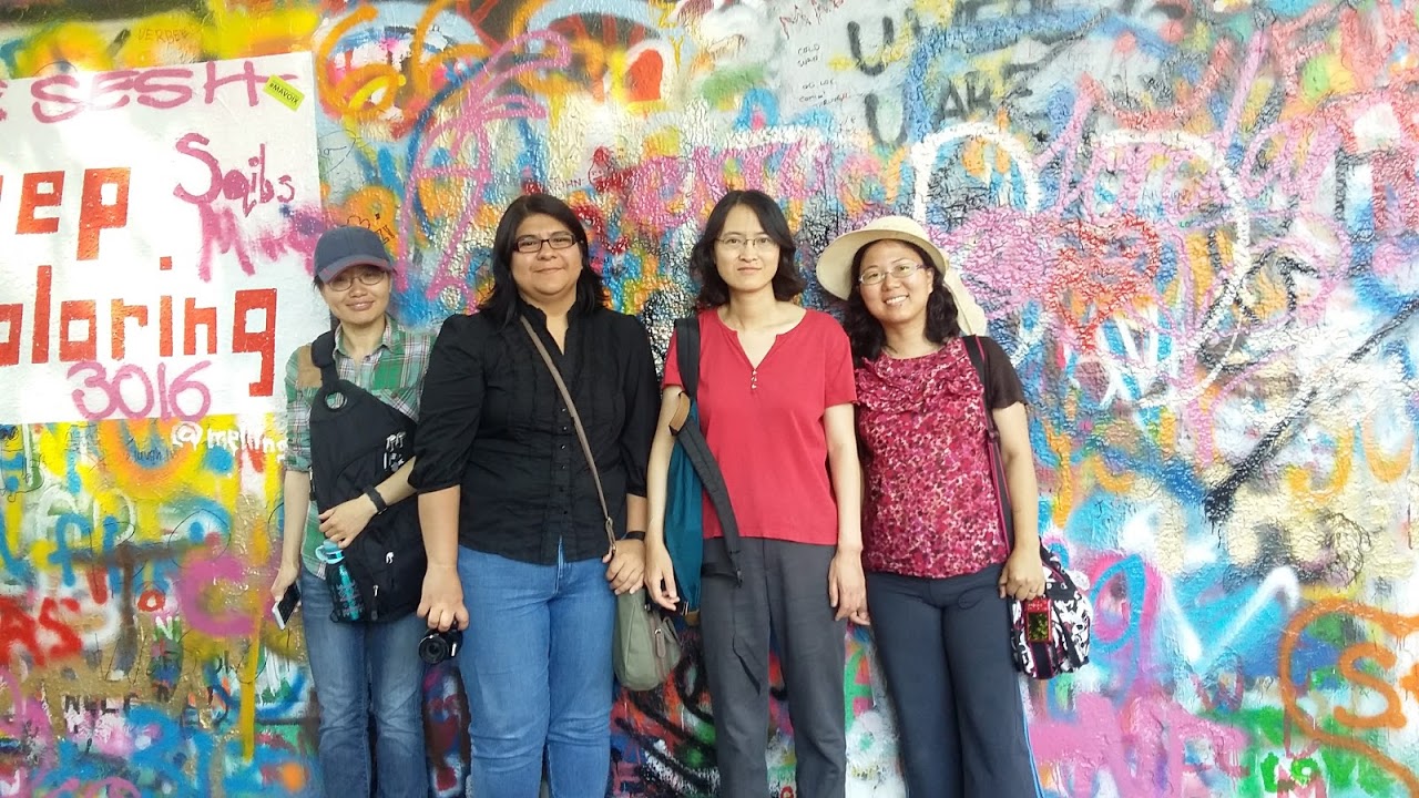 RNA Society meeting Prague 2017 Lennon Wall